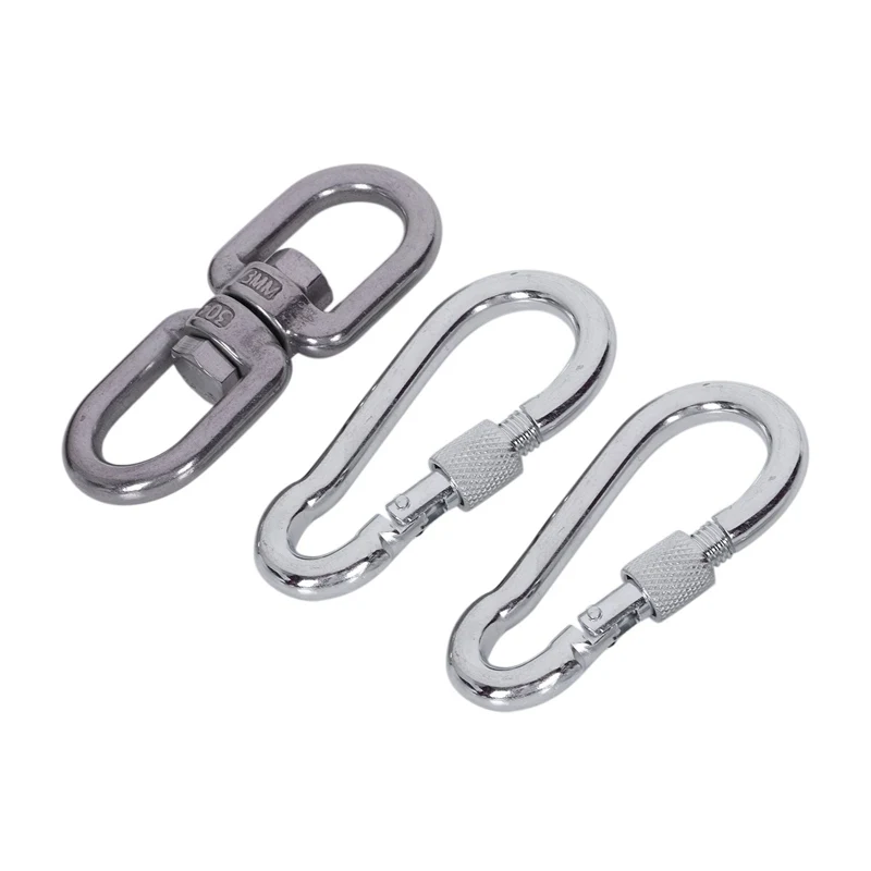 Swing Straps Hammock Tied Rope High-Strength Children'S Swing Strap Outdoor Tools Buckle Tree Garden Swing Hanging Kit