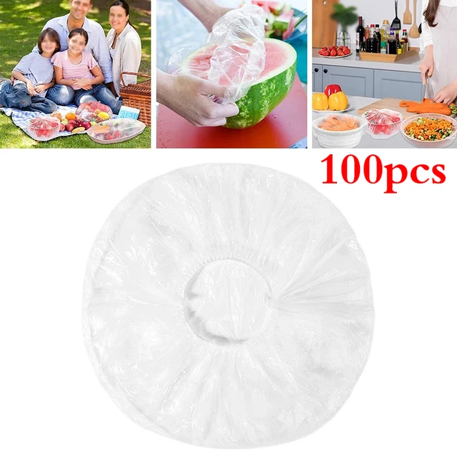 Plastic Wrap Cling Film Food  Plastic Kitchen Use Cling Film - 100pc  Disposable - Aliexpress