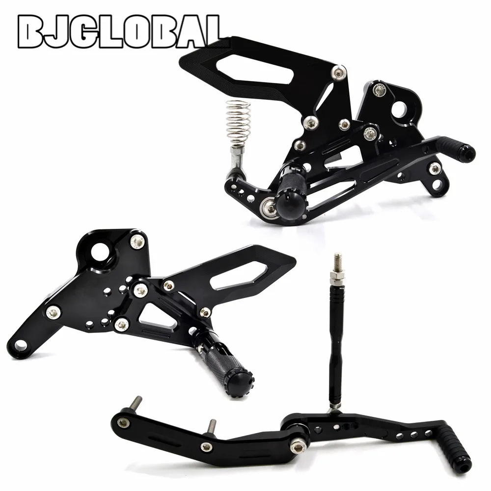 Rearsets для Yamaha MT09 FZ09 MT FZ 09 аксессуары для мотоциклов ЧПУ подножка подножек Регулируемый переключатель