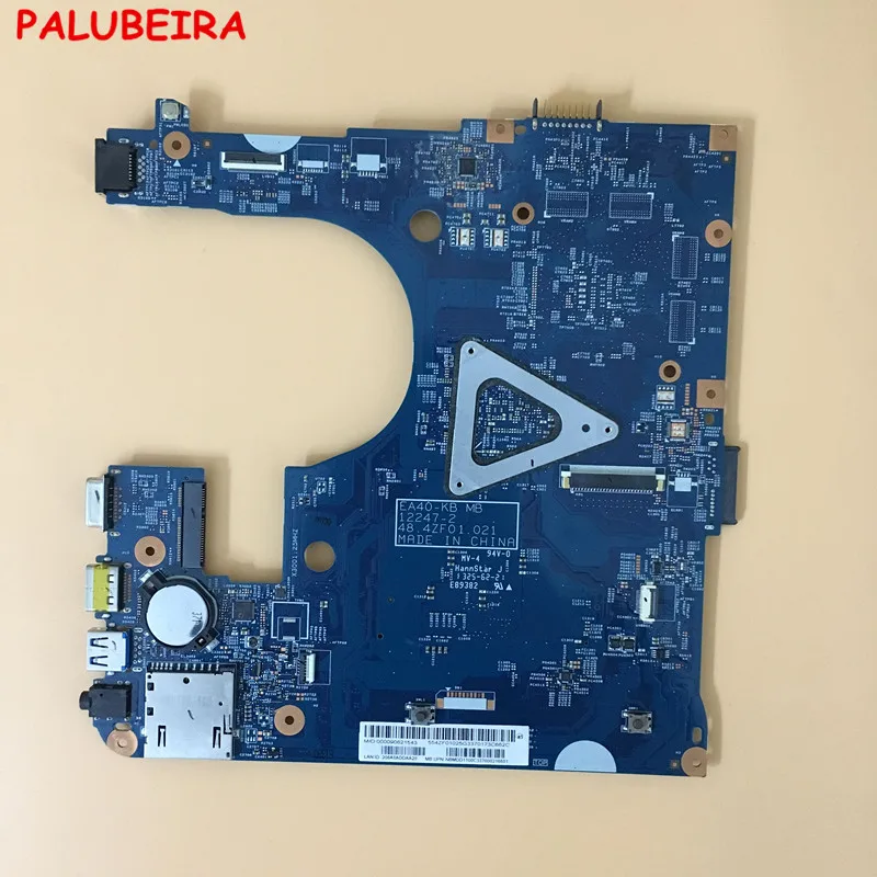 PALUBEIRA материнская плата для ноутбука E1-422 E1-422G для acer aspire mainbaord 48.4ZF01.021 с E1-2500 процессором