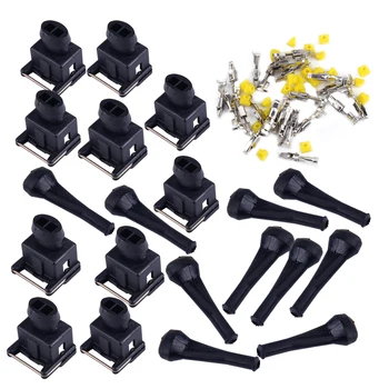

New 10 Set EV1 Fuel Injector Connectors For Many Universal Cars Plug