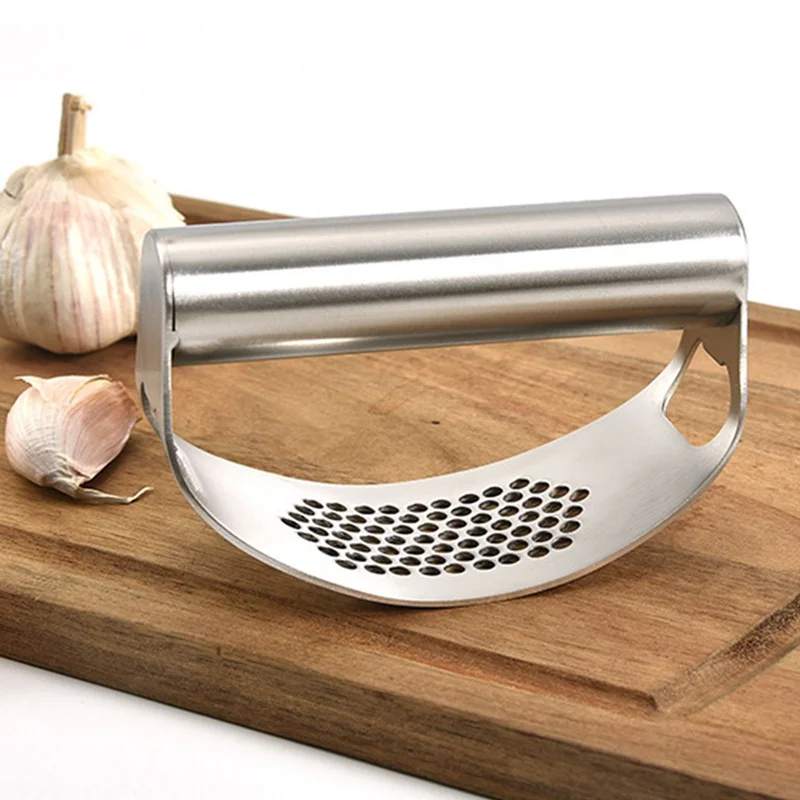 

Multi-function Manual Garlic Press Crusher Curved Garlic Grinding Slicer Chopper Stainless Steel Garlic Presses kitchen Tools
