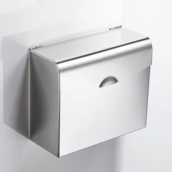 

1pc Bathroom Tissue Holder Stainless Steel Hand Towel Holder for Home Hotel