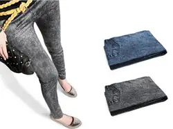 Искусственные джинсы, леггинсы, женские джинсы с карманами