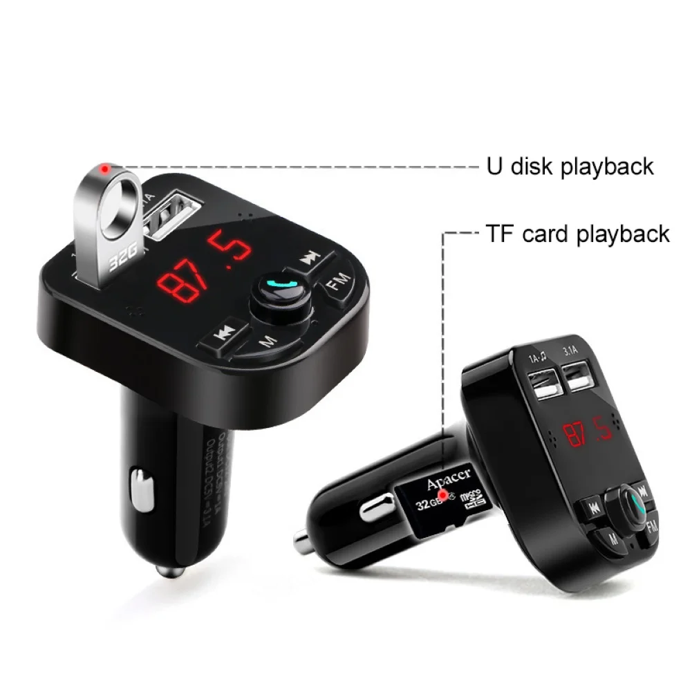 Автомобильный MP3-плеер, Bluetooth, гарнитура, приемник, автомобиль P3, автомобильные принадлежности, зажигалка, Bluetooth, fm-передатчик, автомобильное зарядное устройство с двумя USB