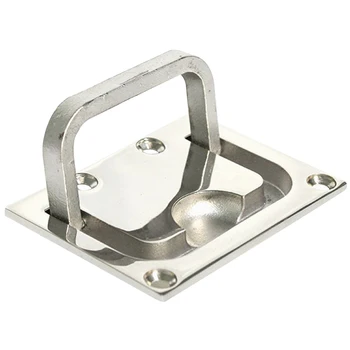 

Replacement Lift Pull Recessed Boat Hatch Handle Stainless Steel Deck Parts Hardware Flush Ring Marine Yacht Square Universal