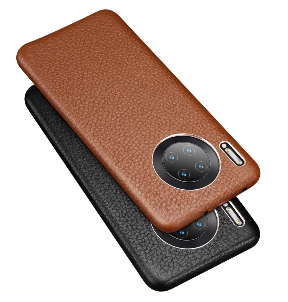 Винтажный чехол для телефона s для huawei mate 30/Pro, Роскошный чехол из натуральной кожи для huawei mate 30 Pro, жесткая защитная задняя крышка, оболочка