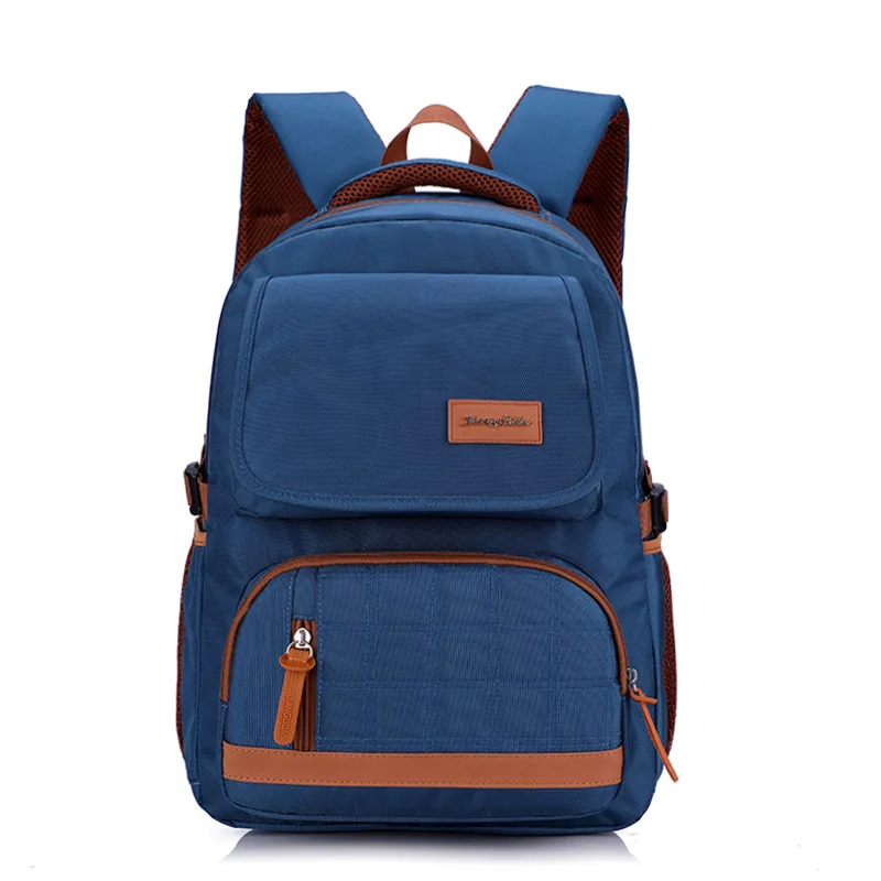 

Children's schoolbag large capacity multi-functional canvas light wear elementary school boys and girls backpack