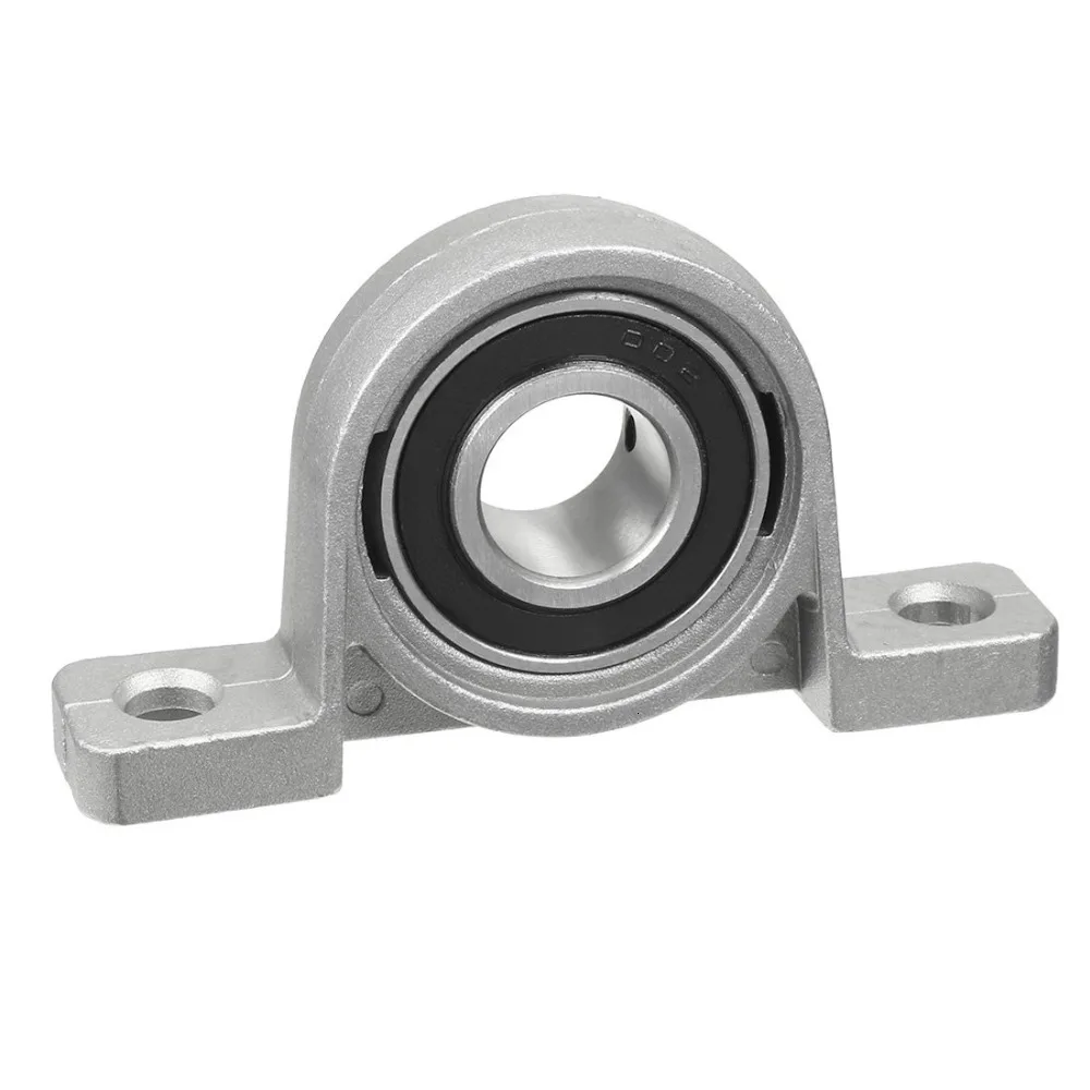 

1pcs Zinc Alloy Diameter 8/10/12mm Bore Ball Bearing Pillow Block Mounted Support KP08 KP000 KP001 KP002 Pillow Block