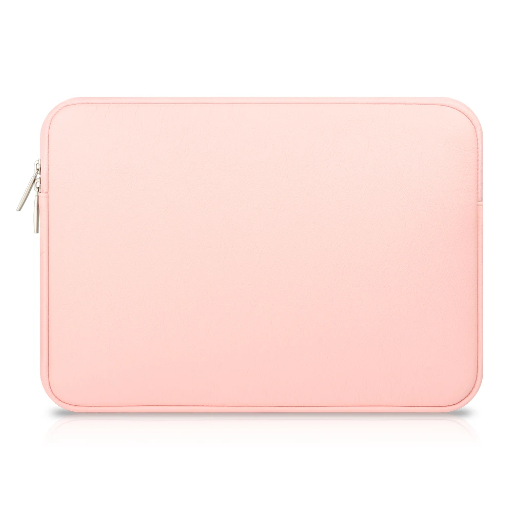 Сумка для ноутбука Macbook Air Pro 15 13 12 11 дюймов универсальная сумка для ноутбука пылезащитный чехол для ноутбука Asus Xiaomi hp Dell - Цвет: Розовый