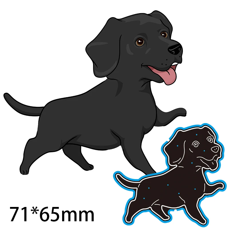 

71*65mm Dog Metal cutting Dies Craft Embossing Scrapbooking paper craft Greeting Card