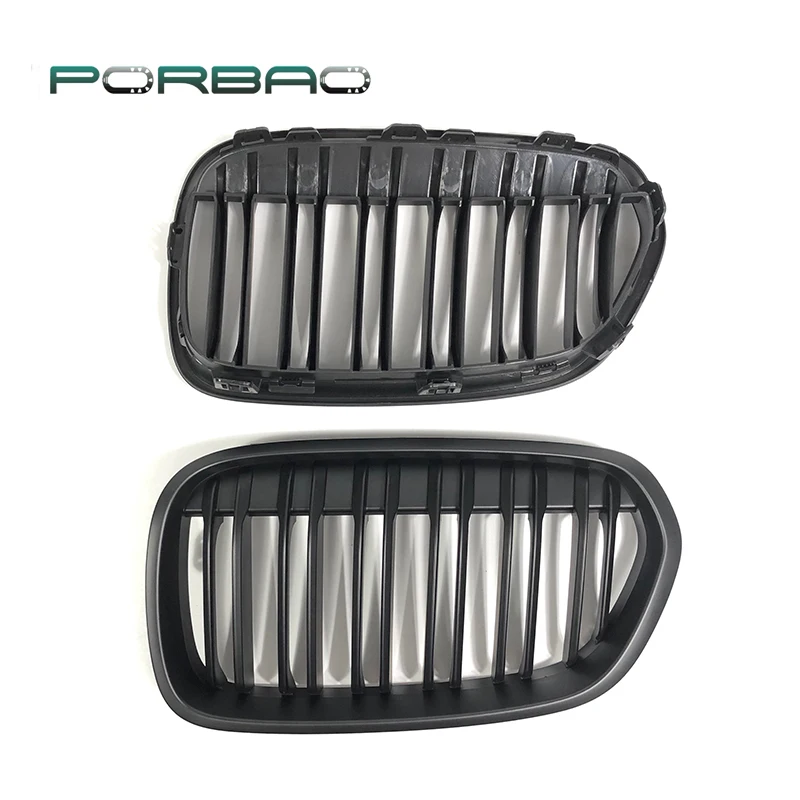 

PORBAO Racing Grills Black Car Front Kidney Grille Grill For F52 118i 120i 2016 2017 2018 2019 2020 Parallel bars Yahei