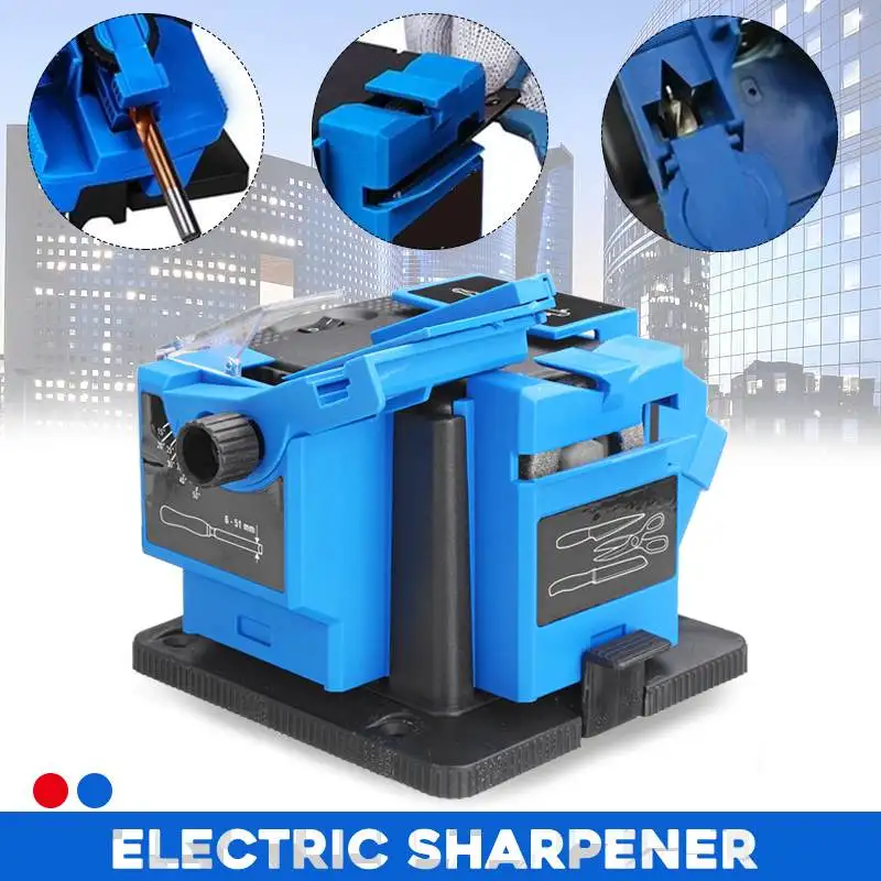 

Multifunctional Electric Sharpener Mini Metal Grinder Knife Sharpener Drills Sharpening Machine Knives Scissors Grinding Tools
