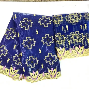 

Africa Lace Fabrics 2020 High Quality Dubai Fabric Brode Coton Africain Tissu Dentelle Nigerian Lace Fabrics bazin riche getzner