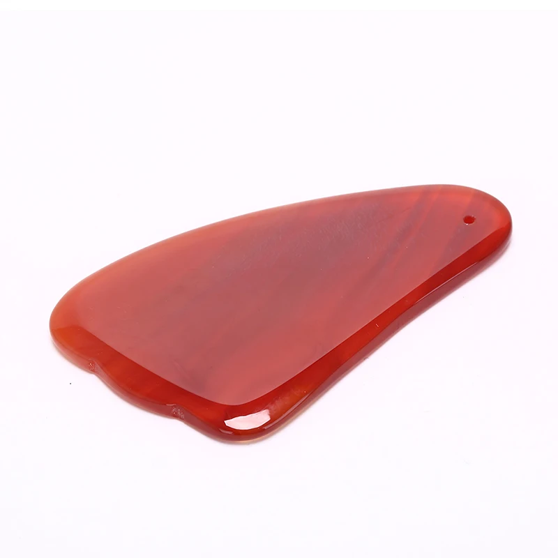 1Pcs Agate Scraping Board Set Point Treatment GuaSha Massage Tools For SPA Salon   Therapy Trigger