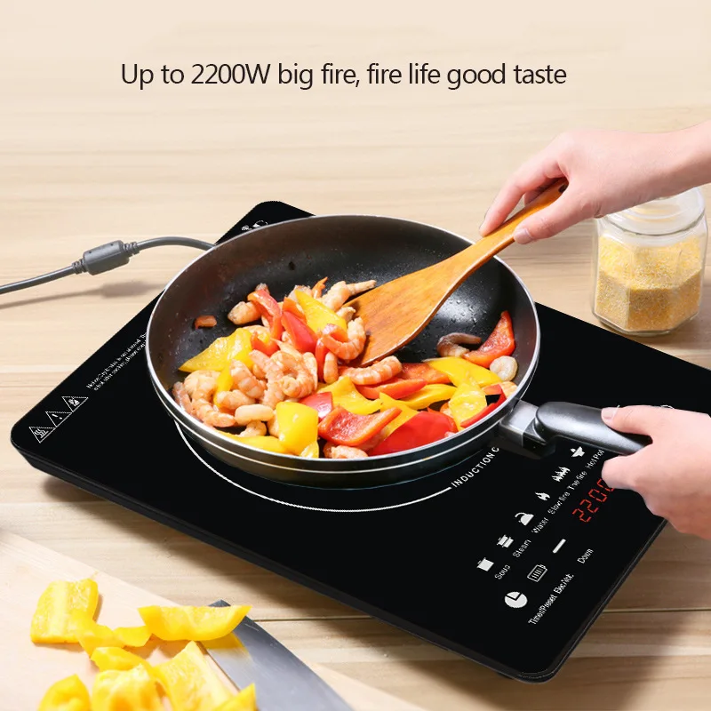 Induction Cooker Cookware Household Cooktop 220v Induction Stove Hot Plate Hob Bake Pan Oven Hot Plate 110v Cooker G77
