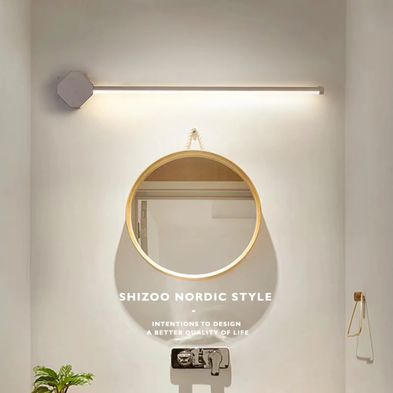 Chandelierrec, современный светодиодный настенный светильник для ванной комнаты, туалетное зеркало, AC85~ 265 В, акриловый водонепроницаемый декоративный зеркальный светильник, настенный светильник