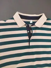 2021 NOVEDAD DE VERANO hombres Srtiped manga corta Camiseta Polo 95% algodón inteligente Casual transpirable moda Slim corto Polos camisa hombre