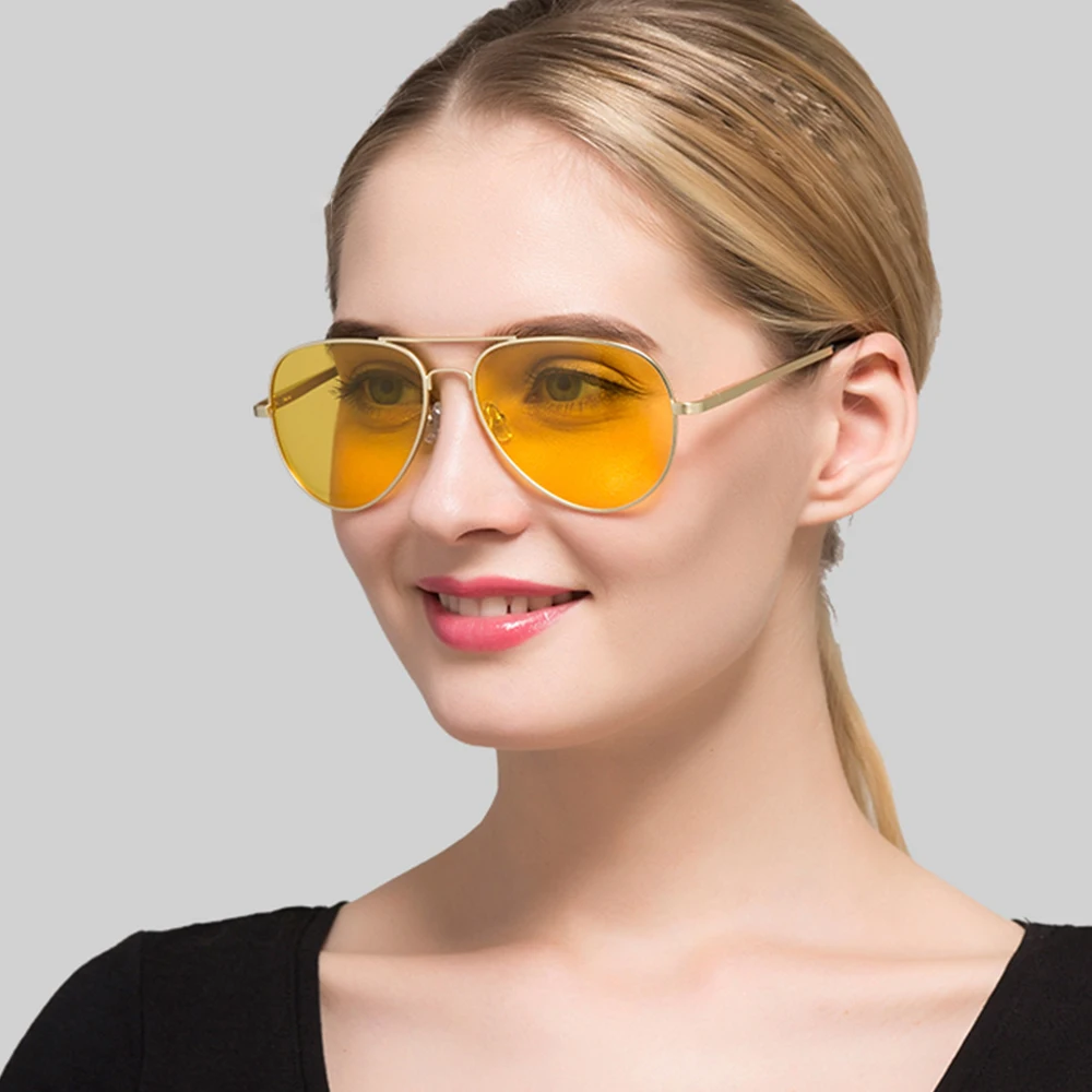 SAMNI Anti-Glare Night Driving Glasses - Yellow Tinted TAC Polarized Lenses For Men & Women, Reduces Eye Strain - View #7