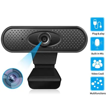 

Live Webcam Computer Camera Plastic Built-In Microphone Video Conference Education And Training Webcast