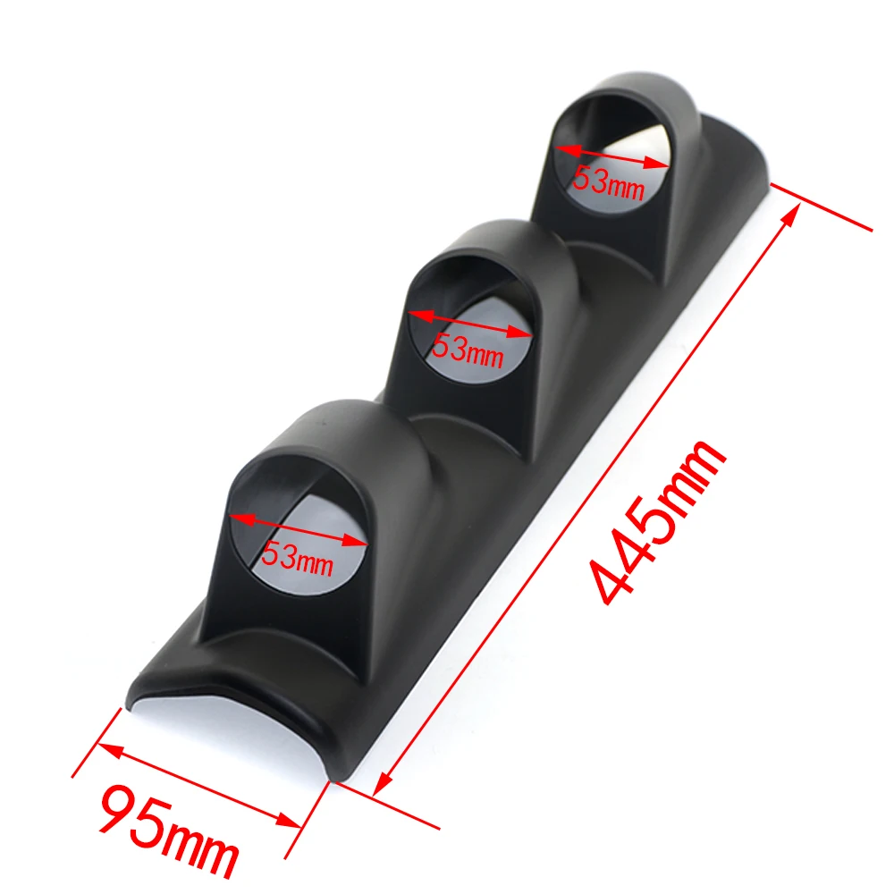 Universal 2" 52mm car gauge pod single double triple car meters holder black for left right drive for 2 inch 52mm gauges car gauge meter gauge holder mount