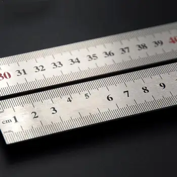 

Stainless Steel 90 Degree Angle Ruler Measuring Tool Metric Mitre Woodwork Ruler Tools Carpenter Square R1D4