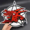 Six.six.six valle de sangre large embroidery punk biker Patches Clothes Stickers Apparel Accessories Badge ► Photo 3/6