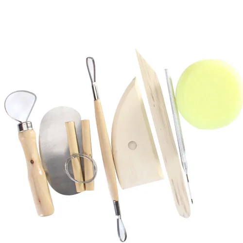 8 Pieces/set Polymer Clay Pottery Sculpting Modeling Carving Tools