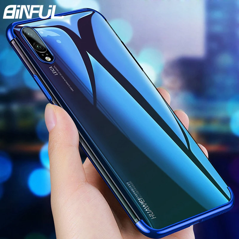 For Huawei Y9 Prime 2019 Case Cover Transparent TPU Soft Slim Back P Smart Z Phone Coque | Мобильные телефоны и
