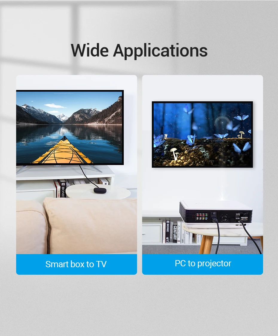 Vention HDMI 2,1 кабель 8 к 60 Гц 48 Гбит/с пропускная способность HDMI кабель для разветвителя переключатель Кабо HDMI 2,1 Для Apple tv PS4 проектор