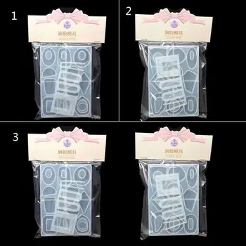 

earring Handicraft toys Material: SiliconeColor: Transparent repeatable for none earring Non-toxic Easy to separate strong