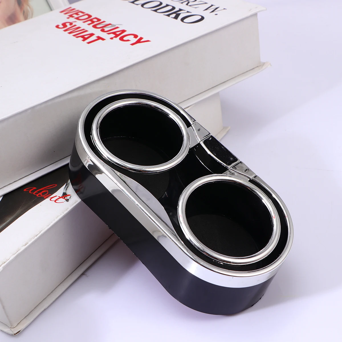 Многофункциональный портативный автомобильный держатель для напитков с двумя