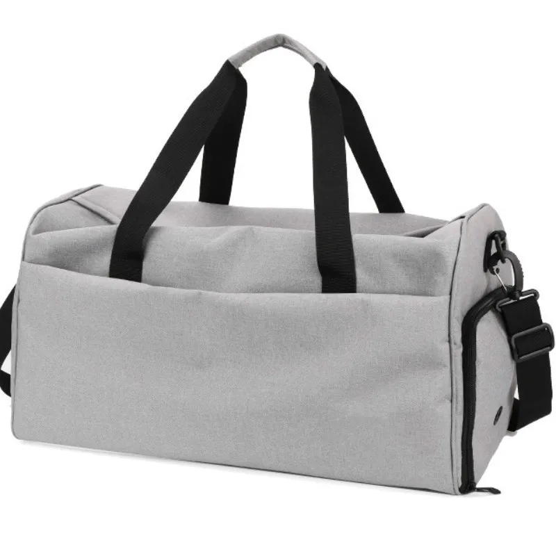 Спортивная сумка для влажной и сухой разделительной мужской спортивной сумки через плечо для путешествий, модная сумка для багажа - Цвет: Light Grey 17 Inch