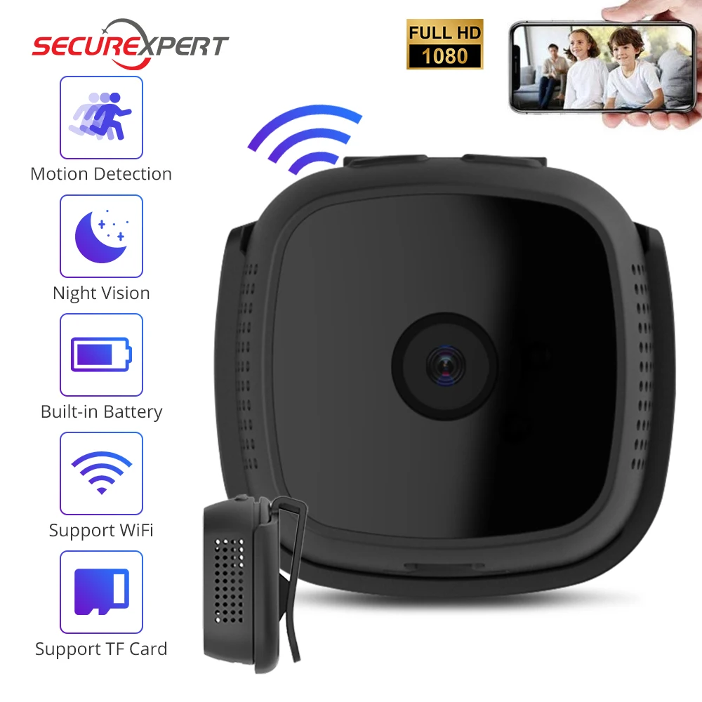 1080P HD Mini Camera Portable CCTV Camera Motion Detection Wireless