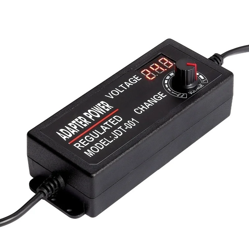 AC to DC 3V-12V 3V-24V 9V-24V Adjustable Power Adapter Universal Power Supply Adaptors With Display Screen of Voltage Regulated