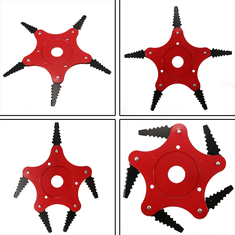 Новая цепная пила 25 мм зубная щетка-режущая головка 5 стальных лезвий газонокосилка/электрический триммер запасные части садовые инструменты