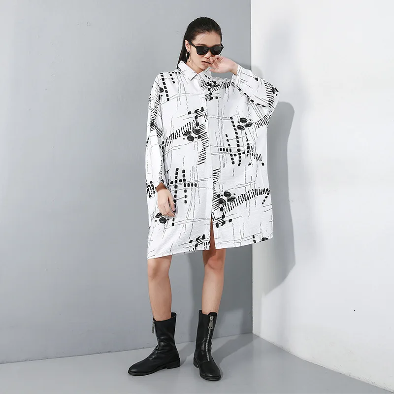 Max LuLu/ модные корейские женские готические топы, хлопковые блузки, женские длинные рубашки с принтом в стиле панк, винтажная осенняя одежда, большие размеры