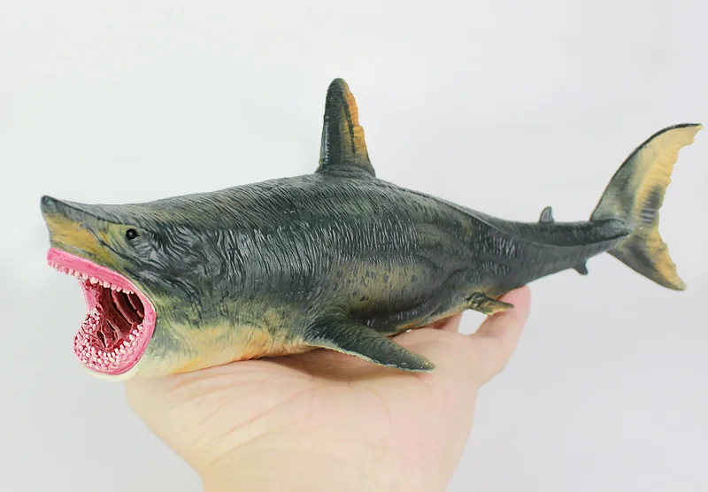 Модель большая из Megalodon большая белая акула океаны модель животного акулы пластиковые детские белые акулы игрушки украшения