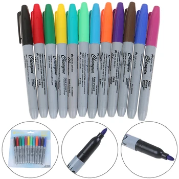 

Tattoo Accessories Supply 12PCS/set Tattoo Transfer Pen Professional Tattoo Transfer Skin Marker Pen For Makeup