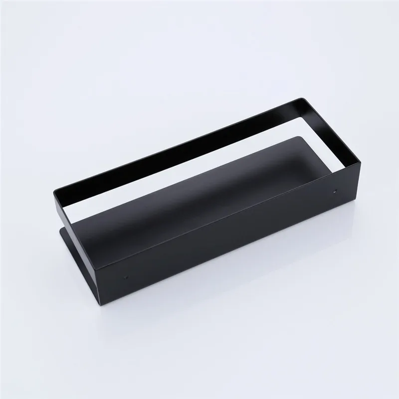 Bathroom Corner Shelf 304 Stainless Steel Bath Shower Rack Black Matte/Nickel/Chrome Bath Holder Wall Nail Punched Free Shipping