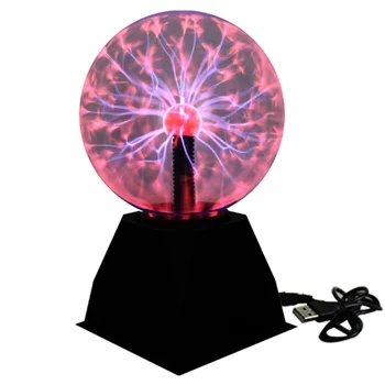 

USB Static Magic Ball Decoration Lightning Glowing Ball Sensor Magic Ball Sound Control Ion Lamp
