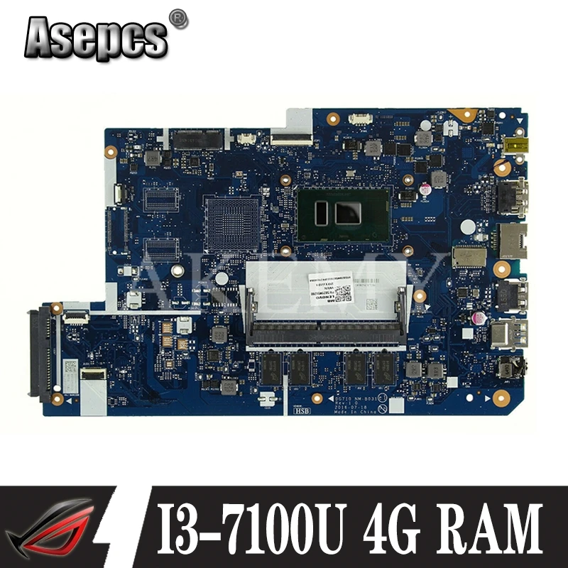 Материнская плата для ноутбука lenovo 110-17IKB I3-7100U 4G ram NM-B031 mianboard