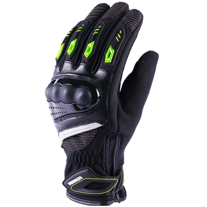 Masontex зимние мотоциклетные перчатки мужские ветрозащитные водонепроницаемые мото мотокросса внедорожные перчатки сенсорный экран Guantes Moto - Цвет: M37D green
