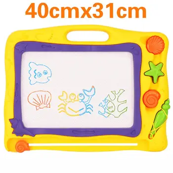 

None Plastic Magnetic Large Drawing Board Baby Writing Paint Pad Children Sketchpad Painting Kid Toys