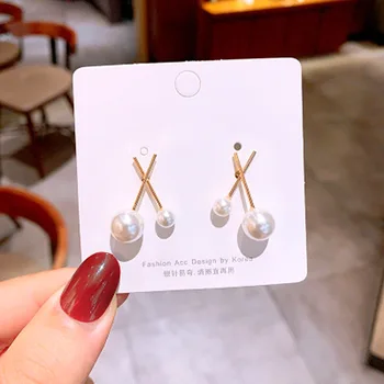 

Lady Elegant Versatile Ear Stud Cross Earrings