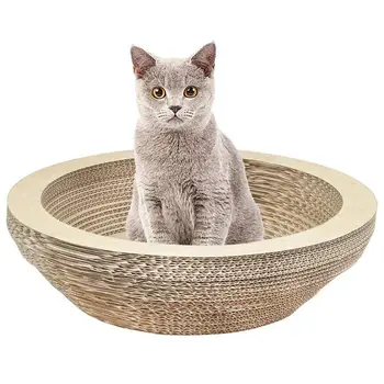 

Cat Scratching Lounge Board Corrugated Cardboard Scratcher Cat Scratch Pad Post Sharpen Claws Pet Toy Large