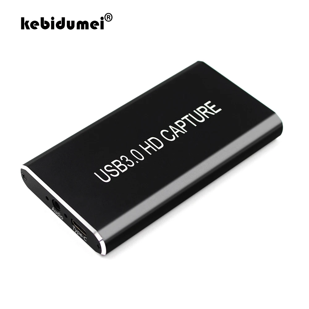 Карта видеозахвата с 4K HDMI на USB 3 0 Type C тюнер для телевизора карта записи игр Windows