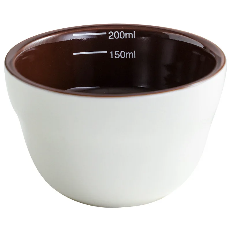 1pcs-200ml-Espresso-Coffee-Cupping-Cup-Ceramics-Measuring-Bowl-Coffee-Competition-Baking-Dry-Ingredients-Liquid-Accessories.jpg 1Dcs 200 Ml Espresso Kávéfőző Csésze Kerámia Mérő Tál Kávéverseny Sütés/Száraz Hozzávalók/Folyékony Kiegészítők - Image 6