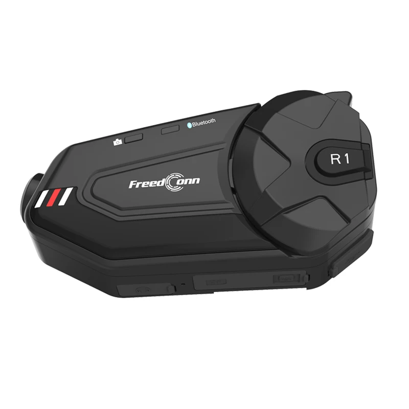 R1 PLUS + L3 мотоциклетная гарнитура с записью видео 1000M 6 Riders Bluetooth группа домофон шлем