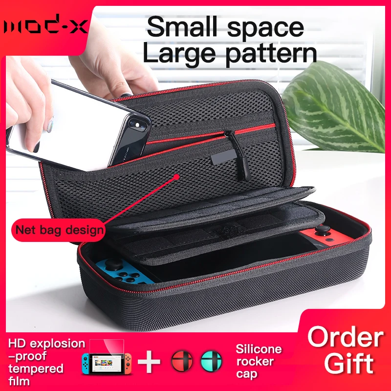 

MOD-X Factory Direct High Quality Portable Nintendo Switch Storage Bag Shockproof Waterproof Hard Shell NS Protective Bag